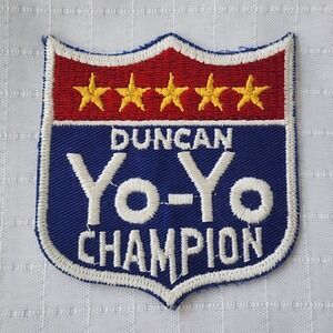Vintage Duncan Yo-Yo Champion Post War Unused 5 Star Patch 1940s Rare Event Only